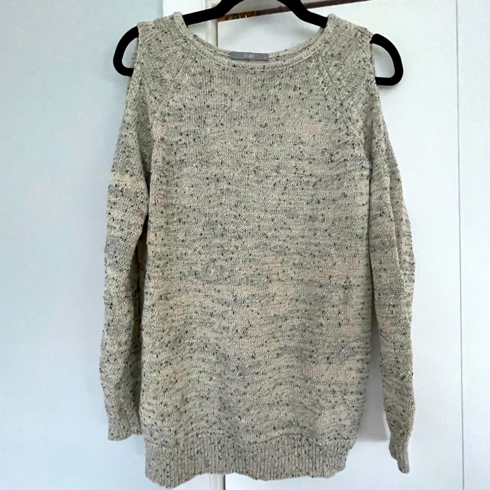 TART cold shoulder knit top size small.
